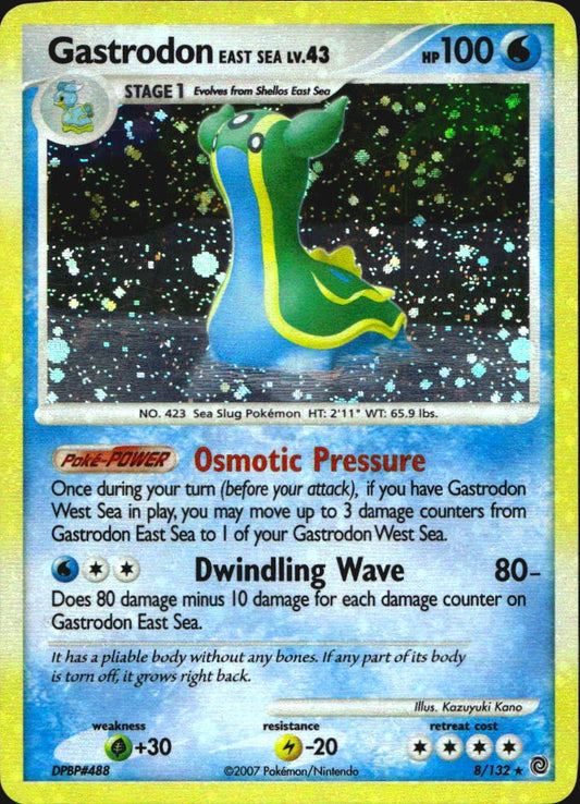 Gastrodon East Sea 8/132 Holo Rare Secret Wonders Pokemon Near Mint