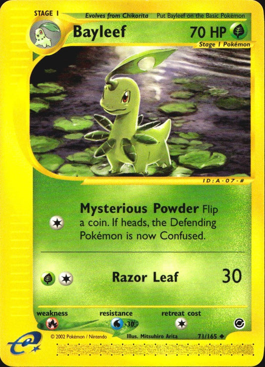 Bayleef 71/165 Uncommon Expedition Base Set Pokemon Near Mint