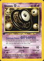 Unown [O] 69/75 Common Neo Discovery Pokemon 1st Edition Near Mint