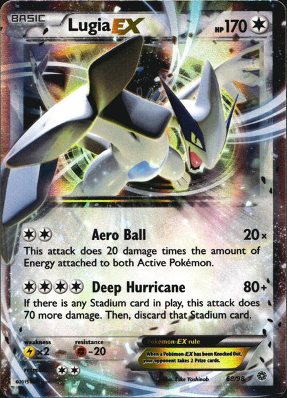 Lugia EX 68/98 Holo Rare EX Ancient Origins Pokemon Near Mint