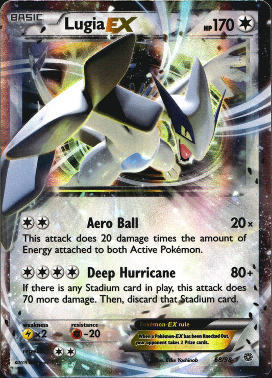 Lugia EX 68/98 Holo Rare EX Ancient Origins Pokemon Near Mint