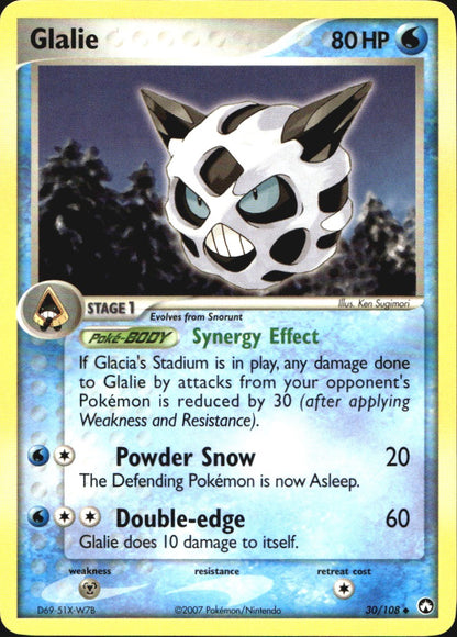 Glalie 30/108 Uncommon Power Keepers Pokemon Near Mint