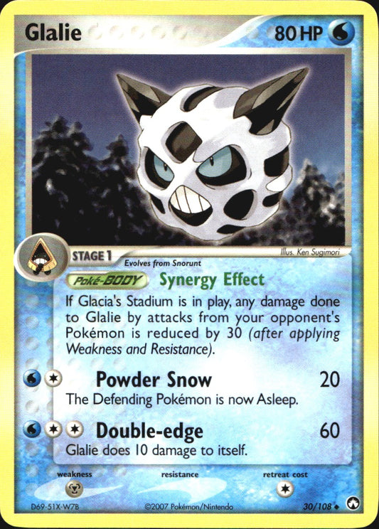 Glalie 30/108 Uncommon Power Keepers Pokemon Near Mint