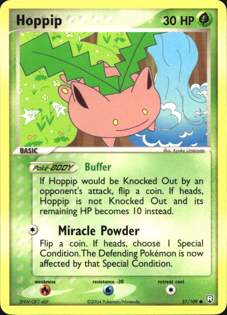 Hoppip 57/109 Common Team Rocket Returns Pokemon Near Mint