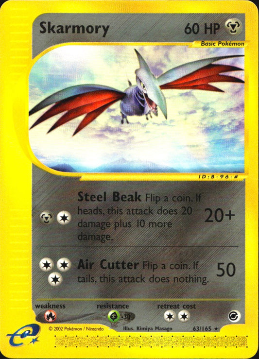 Skarmory 63/165 Rare Expedition Base Set Pokemon Near Mint