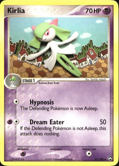Kirlia 31/108 Uncommon Power Keepers Pokemon Near Mint