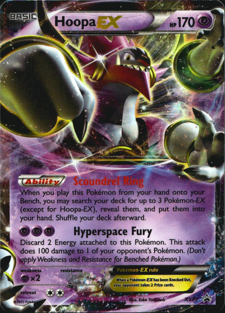 Hoopa EX XY71 Promo XY Black Star Promos Pokemon Near Mint