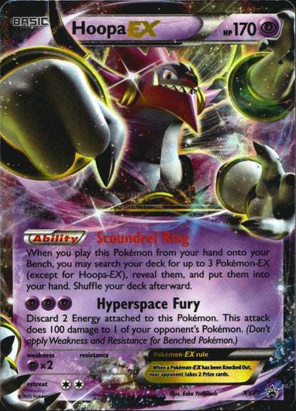 Hoopa EX XY71 Promo XY Black Star Promos Pokemon Near Mint