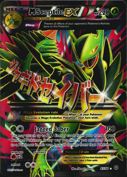 M Sceptile EX 85/98 Rare Ultra Ancient Origins Pokemon Near Mint