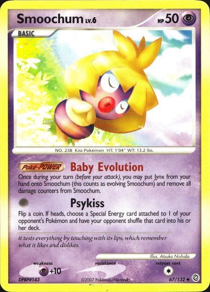 Smoochum 67/132 Uncommon Secret Wonders Pokemon Near Mint