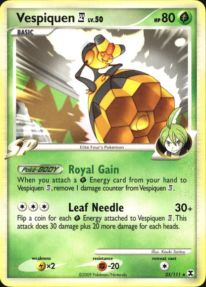 Vespiquen E4 35/111 Rare Rising Rivals Pokemon Near Mint