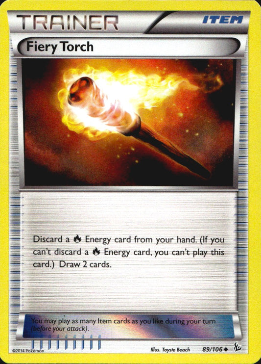 Fiery Torch 89/106 Uncommon Flashfire Near Mint Holo