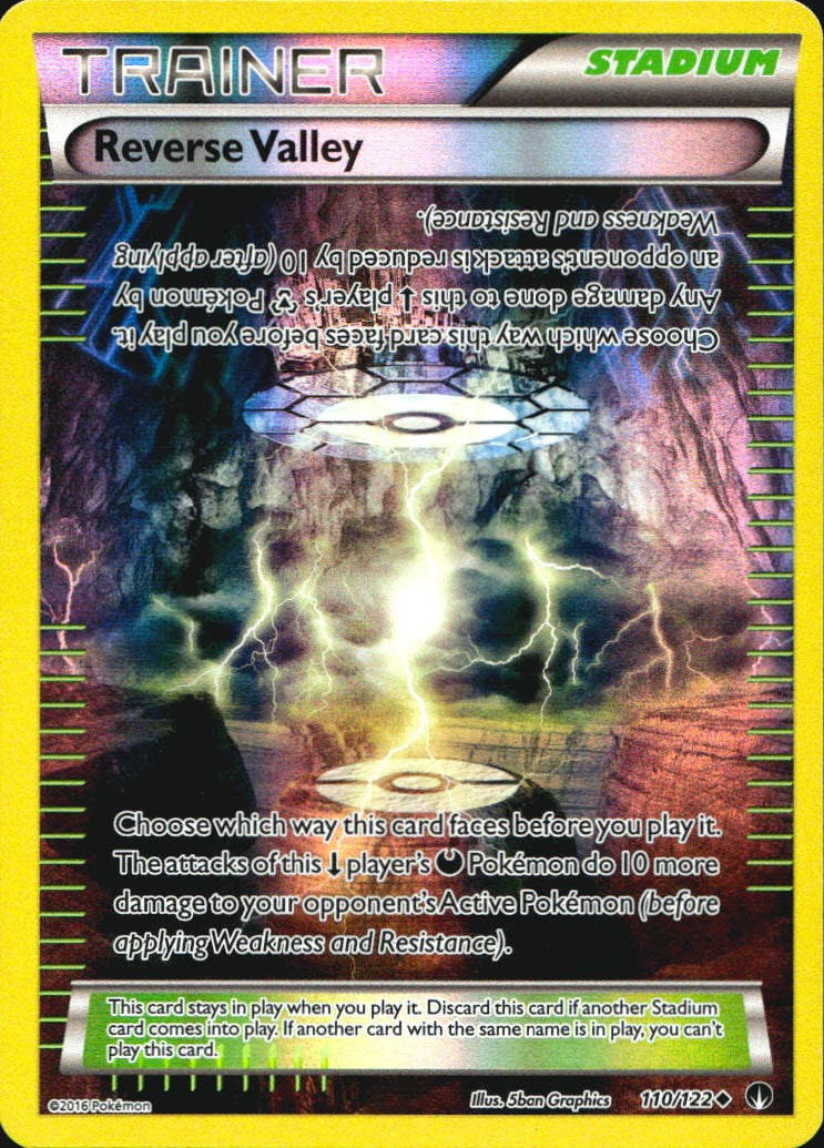 Reverse Valley 110/122 Uncommon BREAKpoint Pokemon Reverse Holo Near Mint