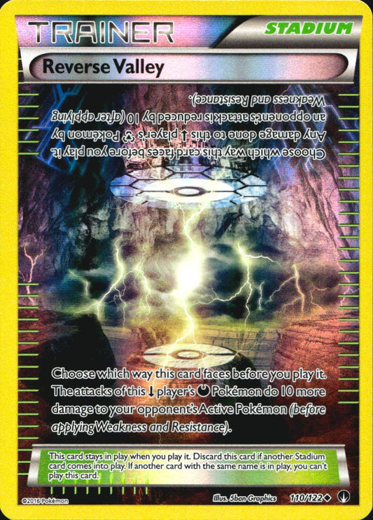 Reverse Valley 110/122 Uncommon BREAKpoint Pokemon Reverse Holo Near Mint