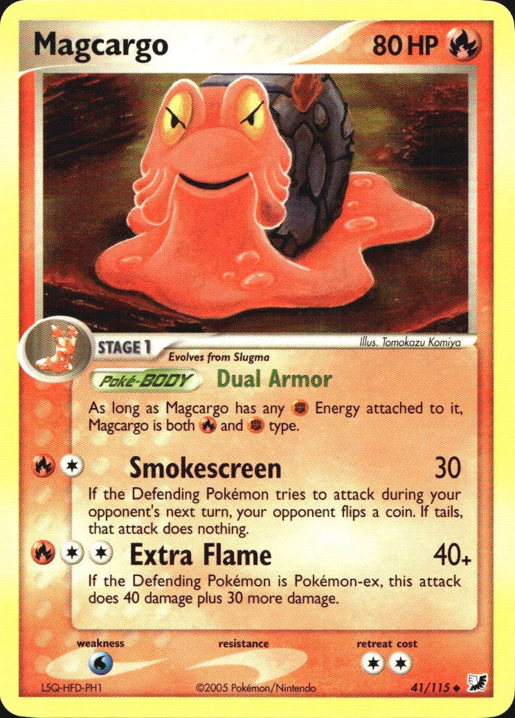 Magcargo 41/115 Uncommon Unseen Forces Pokemon Near Mint