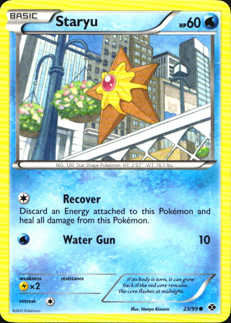Staryu 23/99 Common Next Destinies Pokemon Near Mint