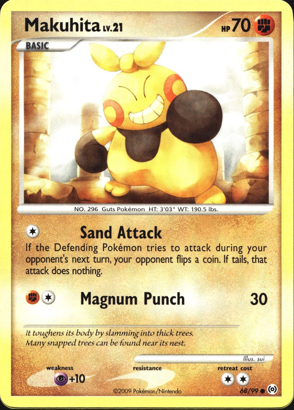 Makuhita 68/99 Common Arceus Pokemon Near Mint