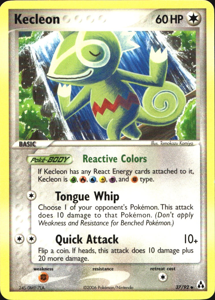 Kecleon 37/92 Uncommon Legend Maker Pokemon Near Mint