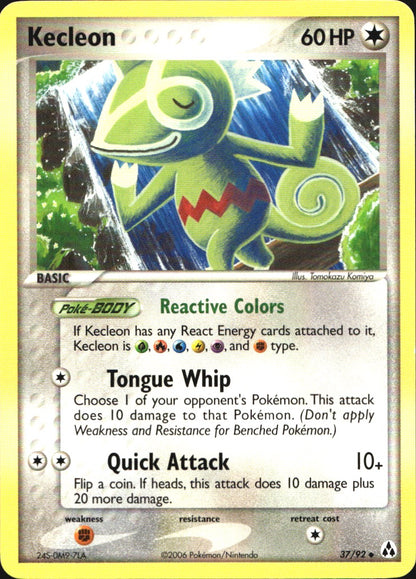 Kecleon 37/92 Uncommon Legend Maker Pokemon Near Mint