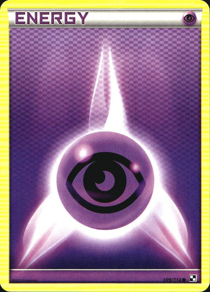 Psychic Energy 109/114 Common Black & White Pokemon Near Mint