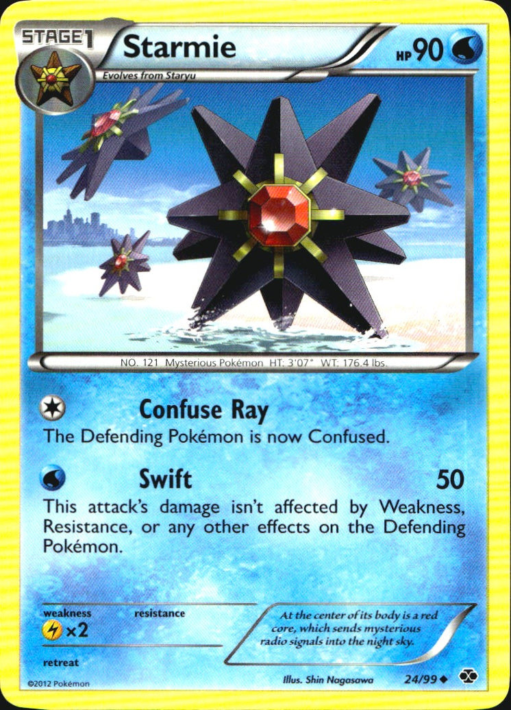 Starmie 24/99 Uncommon Next Destinies Pokemon Near Mint