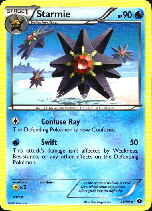 Starmie 24/99 Uncommon Next Destinies Pokemon Near Mint