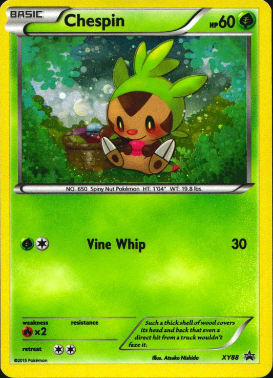 Chespin XY88 Promo XY Black Star Promos Pokemon Near Mint