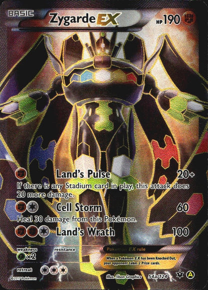 Zygarde EX 54a/124 Holo Promo Alternate Art Promos Near Mint