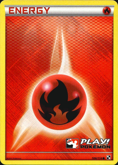 Fire Energy (2011 Play! Pokemon) Holofoil League & Championship Cards Pokemon NM