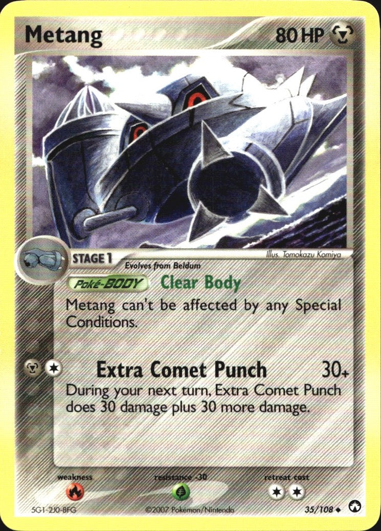 Metang 35/108 Uncommon Power Keepers Pokemon Near Mint