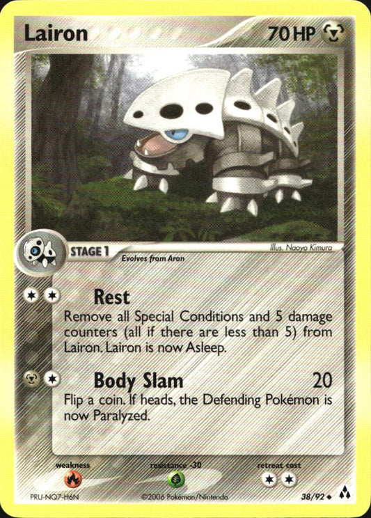 Lairon 38/92 Uncommon Legend Maker Pokemon Near Mint