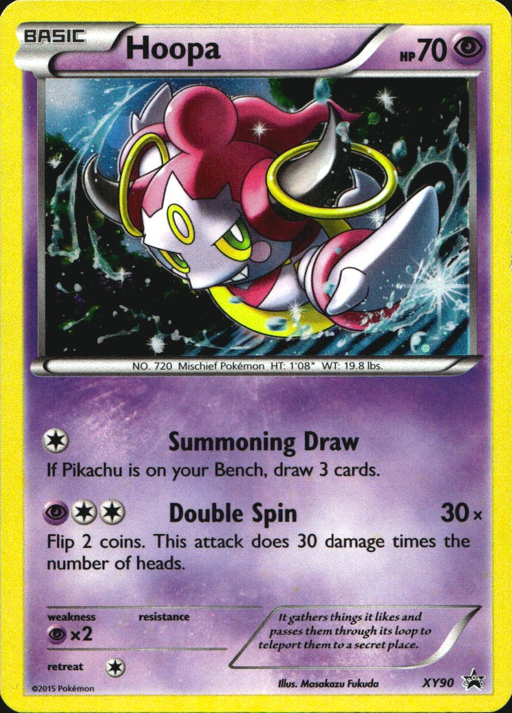 Hoopa XY90 Promo XY Black Star Promos Pokemon Near Mint