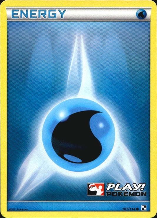 Water Energy 107/114 Holofoil Promo League & Championship Cards Pokemon NM