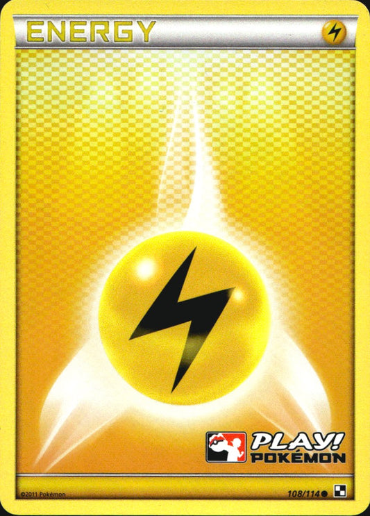 Lightning Energy 108/114 Holofoil Promo League & Championship Cards Pokemon NM