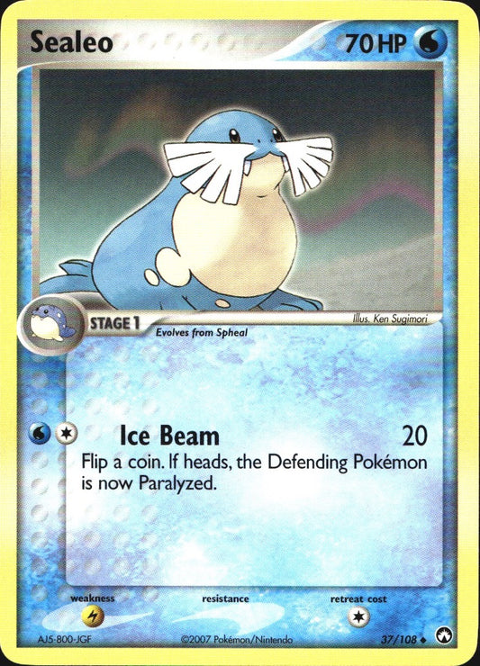 Sealeo 37/108 Uncommon Power Keepers Pokemon Near Mint