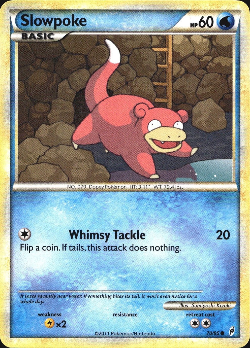 Slowpoke 70/95 Common Call of Legends Pokemon Near Mint