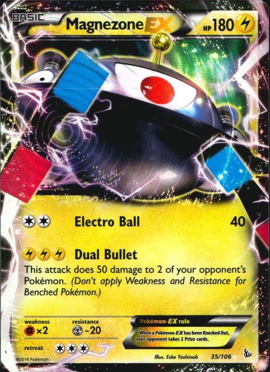 Magnezone EX 35/106 Holo Rare EX Flashfire Pokemon Near Mint