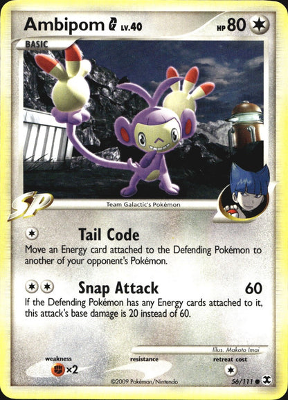 Ambipom G 56/111 Common Rising Rivals Pokemon Near Mint