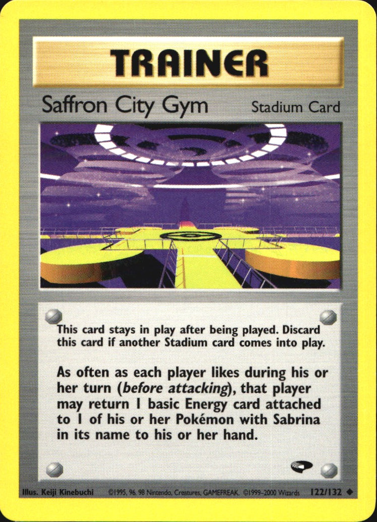 Saffron City Gym 122/132 Uncommon Gym Challenge Pokemon Near Mint