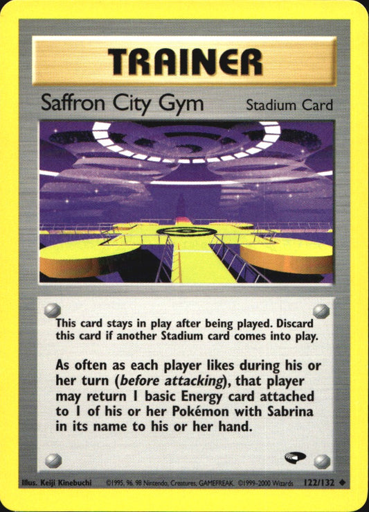 Saffron City Gym 122/132 Uncommon Gym Challenge Pokemon Near Mint