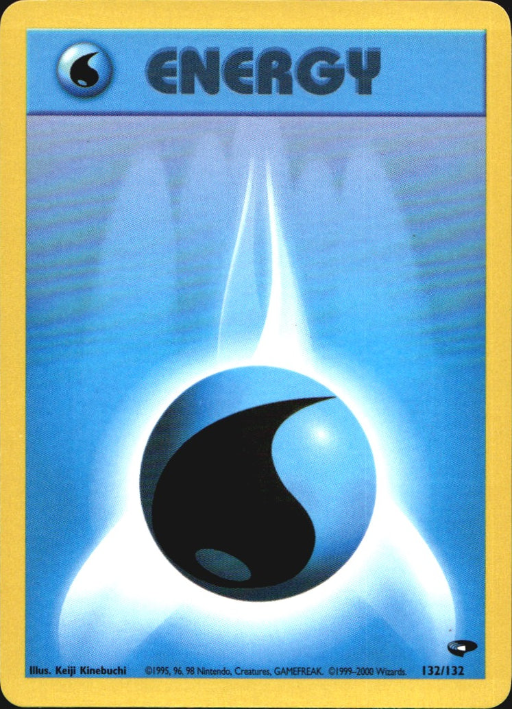 Water Energy 132/132 Gym Challenge Pokemon Near Mint