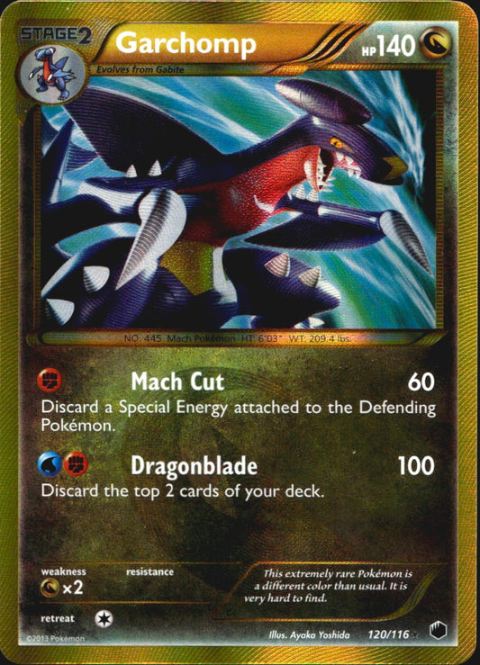 Garchomp 120/116 Secret Rare Plasma Freeze Pokemon Near Mint