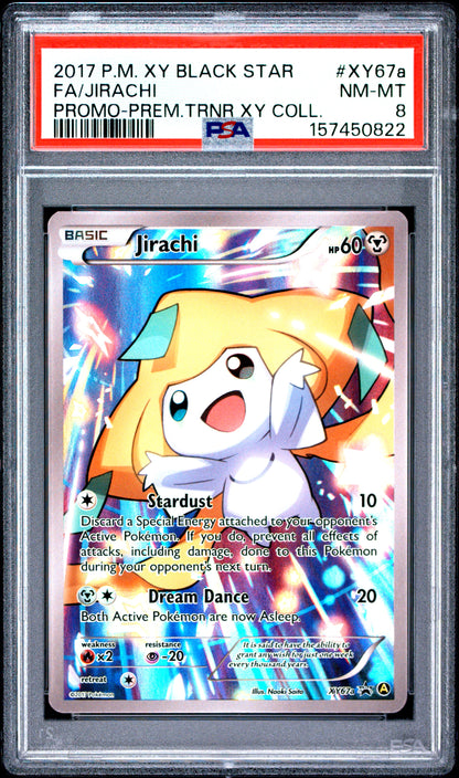 Jirachi XY67A Premium Collection Black Star Promo Pokemon PSA 8