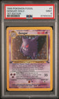 Gengar Holo 5/62 1st Edition Fossil Pokemon PSA 9